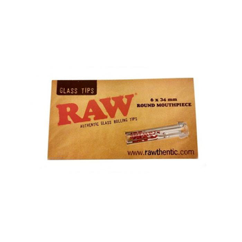 Мундштук RAW Glass Tips Round - Бренд RAW - Магазин бонгов бонгшоп.рф